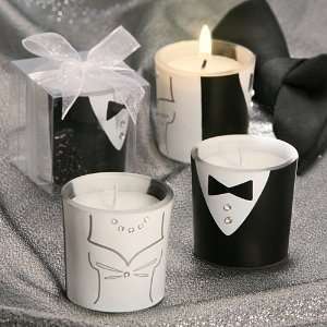  Wedding Gown / Tuxedo Votive Candle Health & Personal 
