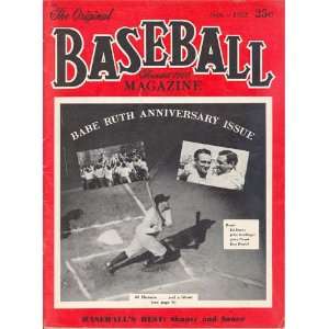  Baseball Magazine June 1948 President Harry Truman and 
