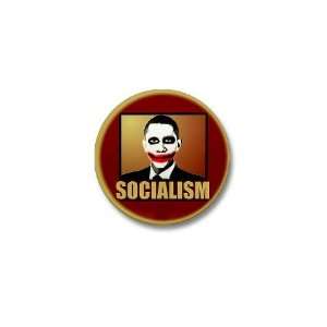  Socialism Joker Funny Mini Button by  Patio 