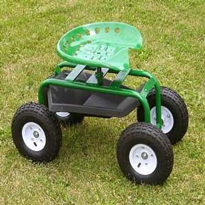  Handy Garden Caddy Tractor Seat on Wheels Patio, Lawn 