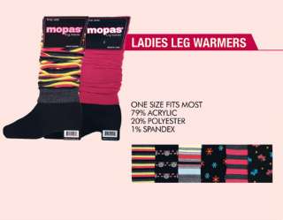 Pairs of Mopas Printed Womans Leg Warmers  