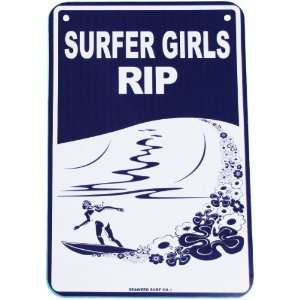  Surfer Girls Rip Sign