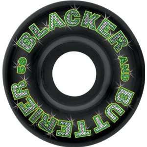  Girl Blacker & Butterier 50mm Black Skateboard Wheels (Set 