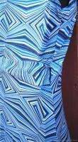   Designer BEBE Sleeveless Wrap Dress Electric Blue Color sz XS  
