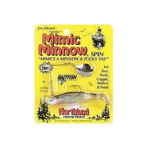  MIMIC MINNOW SPIN 1/4 SILVER SHINER
