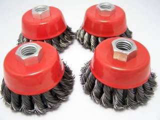 Knot Cup Brush M10x1.25 angle grinder wire m10  