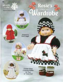 Shady Lane Rosies Crochet Wardrobe Leaflet~  