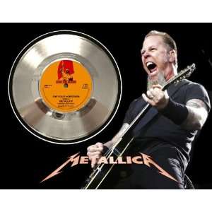  Metallica Four Horsemen Framed Silver Record A3 
