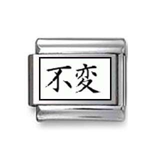 Kanji Symbol Constancy Italian charm Jewelry