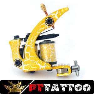 Entry Level Tattoo machine liner Shader Gun Yellow  