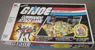   4516   G.I. JOE COMMANDO ATTACK GAME w/Giant Game Board   USED  