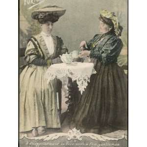  A Lady Consults a Tea Leaf Fortune Teller Photographic 