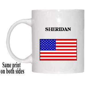  US Flag   Sheridan, Wyoming (WY) Mug 
