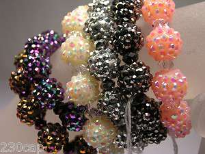   Pave Crystal Ball Beaded Stretch Bracelet    tons of sparkle  