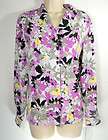Womans Size 12 Floral Print Top    Alfred Dunner    N