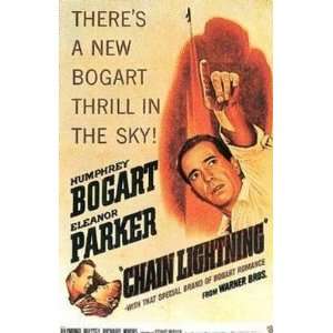  Chain Lightning Humphrey Bogart Movie Sheet 27x39 