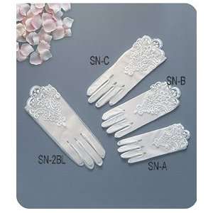  Dress Glove Sheer Model #[SN B] 8 12 yrs, White Beauty