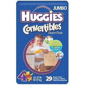  Huggies Convertibles Diaper Pants Step 4, Jumbo Pack, 29 