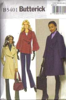 Butterick Sewing Pattern Misses Size 16 18 20 22 24 w Plus Size Full 