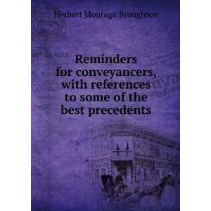  Reminders for conveyancers, with references to some of the 