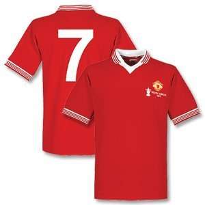   Cup Final Retro Shirt + 7 (Number Only   Coppell)