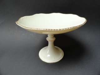 LENOX FINE CHINA TALL PEDESTAL SERVING PLATE or COMPOTE  