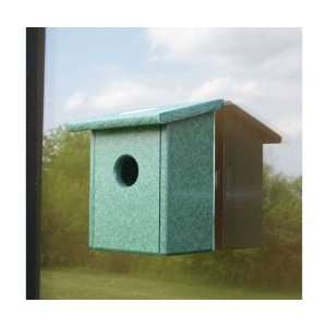  Recycled Plastic Window Nest View Bird House   Clear Panel 