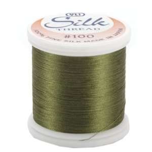  YLI Silk Thread 10 Weight 200 Meters Dark Green #264 Arts 