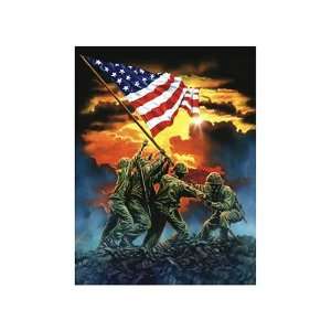   Moment to Remember Iwo Jima 500 Piece Jigsaw Puzzle Toys & Games