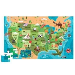  Floor Jigsaw Puzzle, 50 Pieces 17x26 Usa Toys & Games