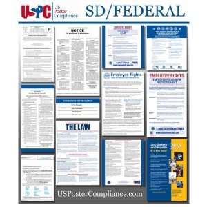  South Dakota SD and Federal all in one Labor Law Poster 