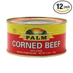 Palm Corned Beef 326g (Pack of 12)  Grocery & Gourmet Food