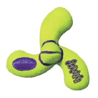 KONG Air Squeaker Spinner Dog Toy, Large, Yellow by Kong