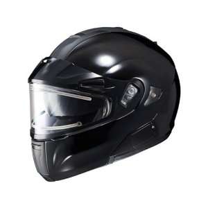  NEW HJC SNOW IS MAX BT HELMET WITH ELECTRIC LENS, BLACK 
