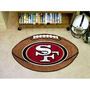  San Francisco 49ers Football Throw Rug (22 X 35) Sports 