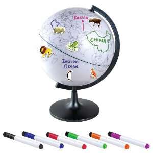    Elenco 11 Color My World Globe With stickers Toys & Games