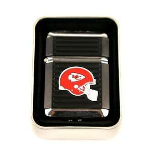 Kansas City Chiefs NFL Flip Top Butane Lighter in Tin Box