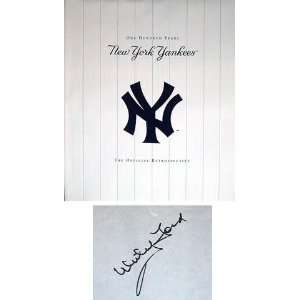  Autographed Whitey Ford Signed Yankees Book   Autographed 