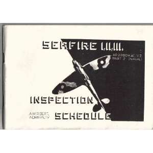  Supermarine Seafire Aircraft Inspection Manual Sicuro 