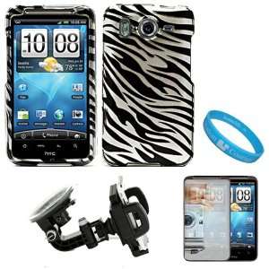 Design 2 Piece Protective Rubberized Crystal Hard Case for HTC INSPIRE 