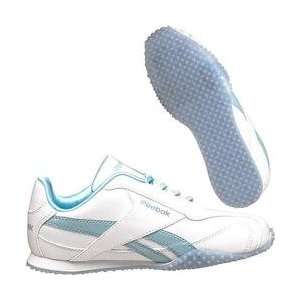  Reebok Fabtastic Classic Shoe Kids   White/Blue 5 Sports 