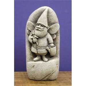  Custom Made   Cast Stone Tiny Gnome   Fairy with Mouse 