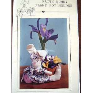  Faith Bunny Plant Pot Holder SEWING PATTERN by Kathy 