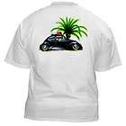   Kustoms Hot Rod T Shirt #SS368 VW Bug Volkswagen Beetle & Palm Trees