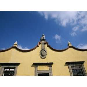  Exterior of an Ornate Building in Mexico Citys Coyoacan 