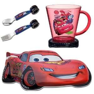    Disney Pixar Cars Mealtime Set w/bonus flatware Toys & Games