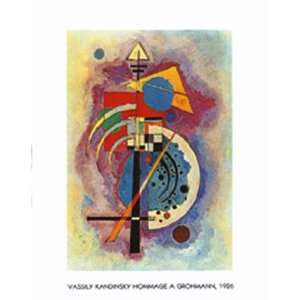  Hommage a Grohmann, c.1926 by Wassily Kandinsky 16x20 