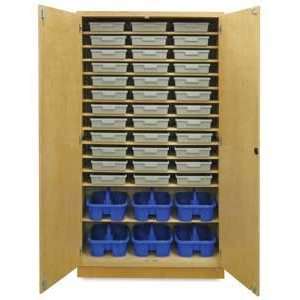  Hann Tote Tray Storage Cabinets   Storage Cabinet with 36 