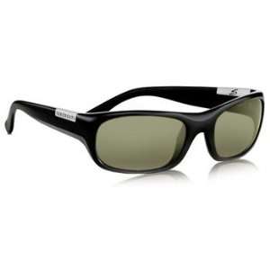 com Serengeti Eyewear Phillipe Shiny Black Polarized 555nm Sunglasses 