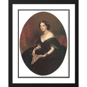 Winterhalter, Franz Xavier 28x36 Framed and Double Matted Portrait of 